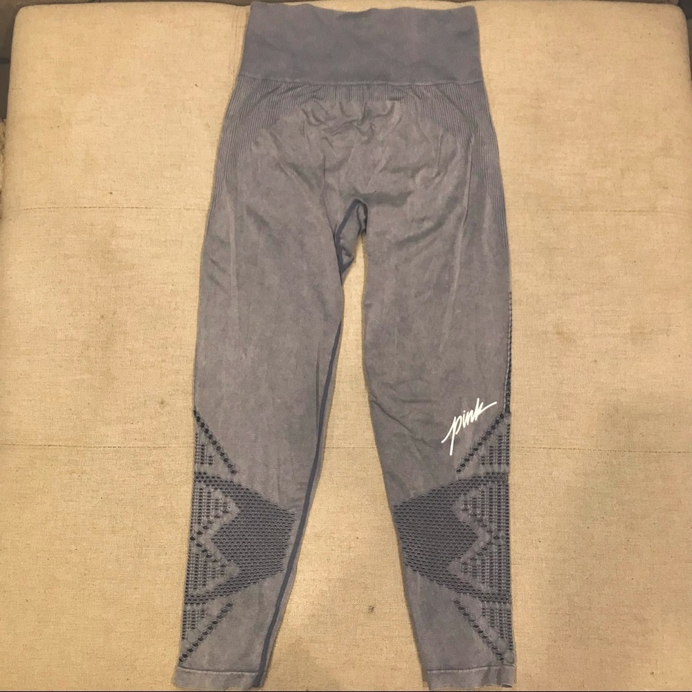 Light blue leggings with cut out details